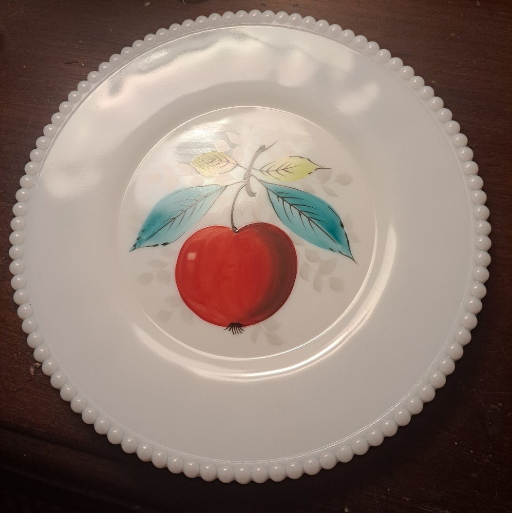 Westmoreland Beaded Milk Glass